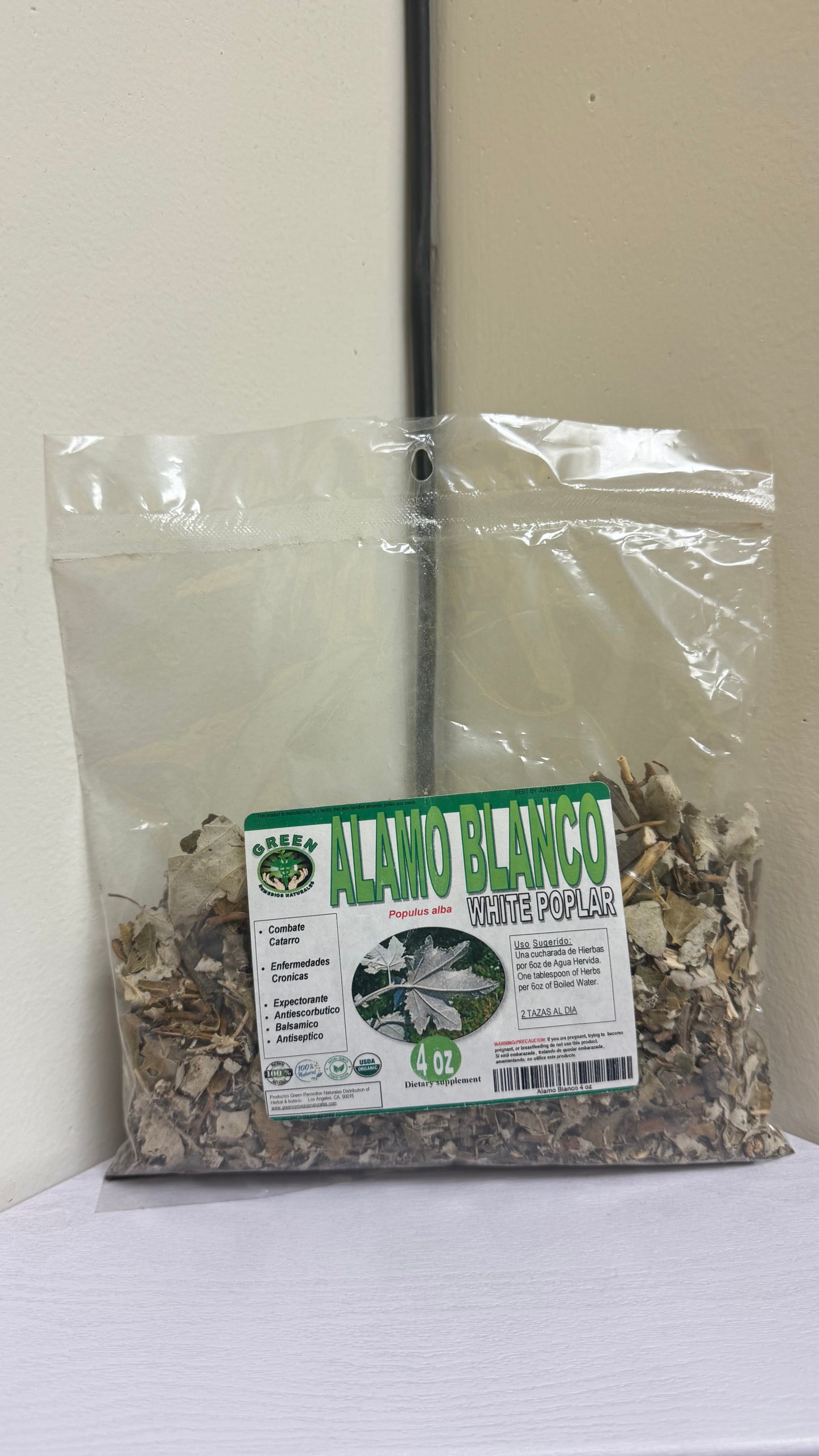 Alama Blanco / White Poplar 4 oz