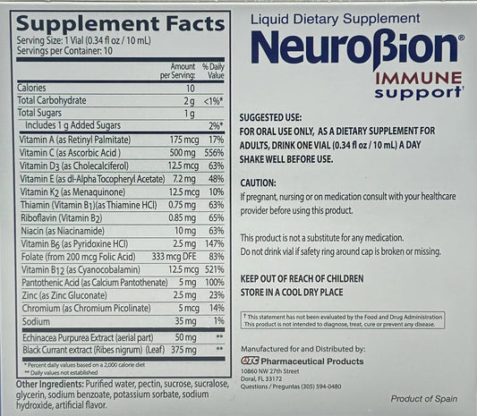 NeuroBion Immune Support Vials